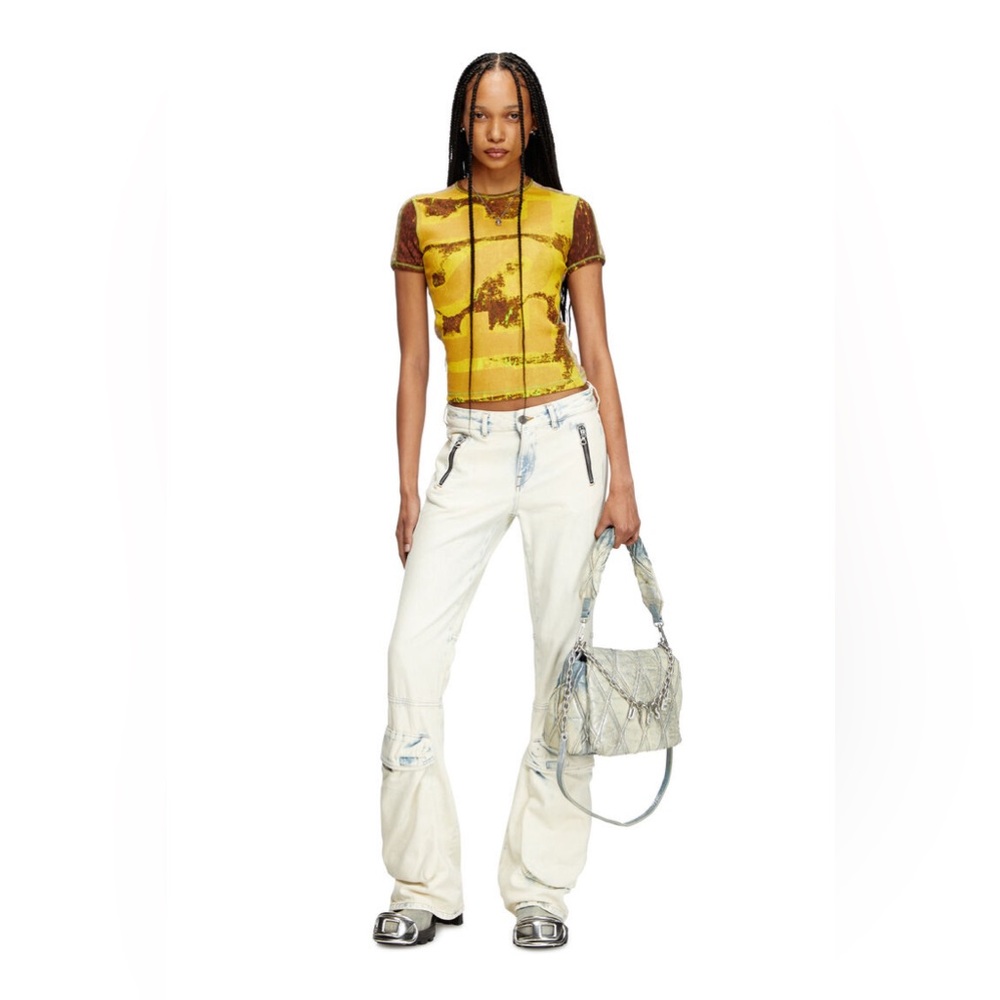 Diesel Charm-D Bag Size M - Denim Light Blue NWT✨ - Picture 6 of 8
